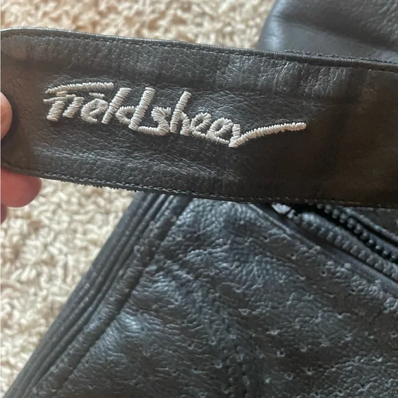 Field Sheer Men’s Vintage All Leather Motorcycle Pants In Sz 36